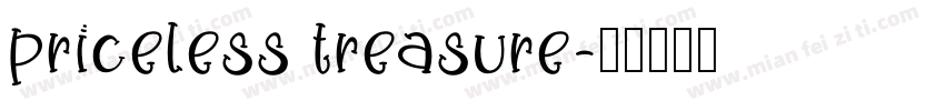 priceless treasure字体转换